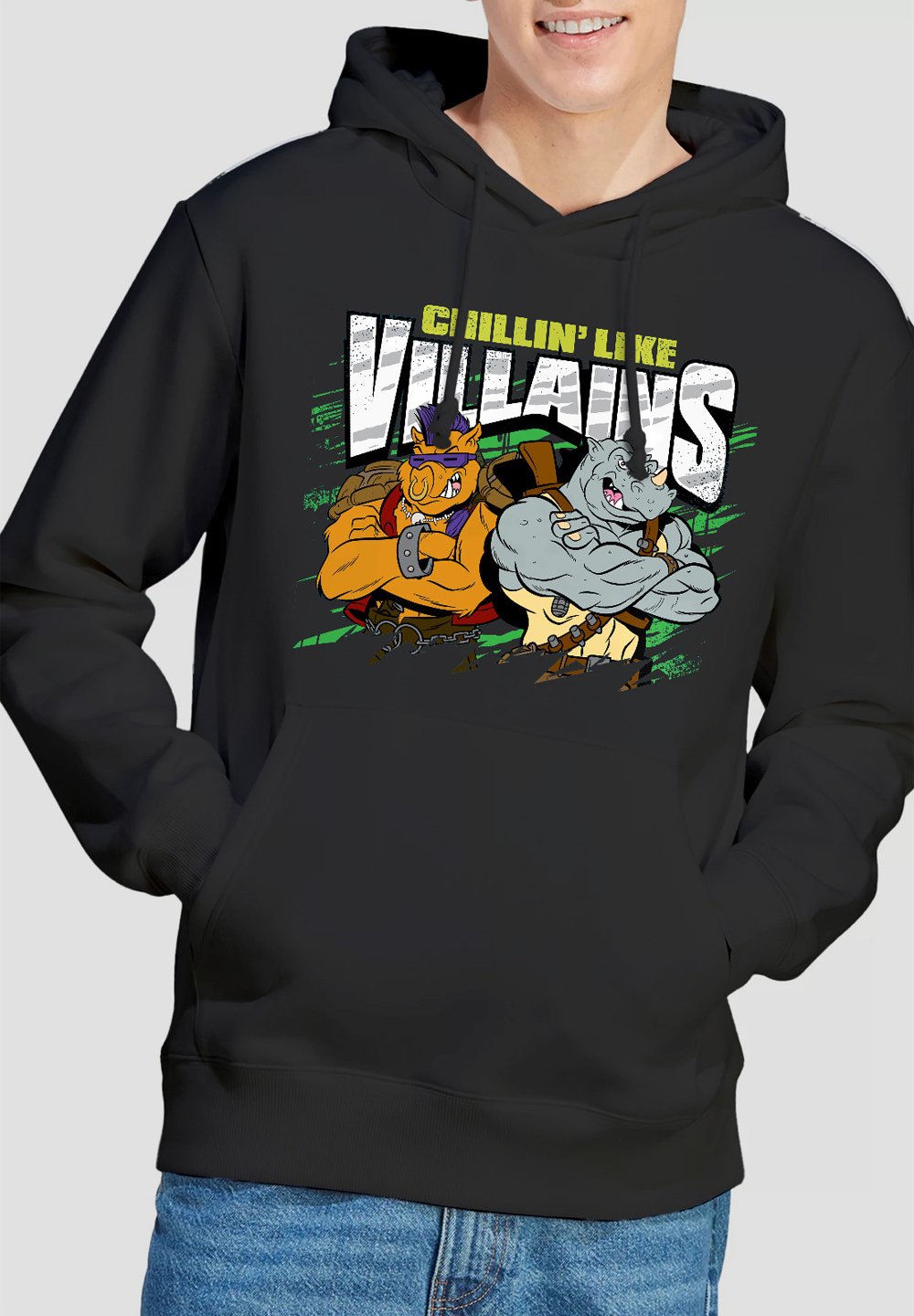 

Толстовка TMNT CHILLIN LIKE VILLAINS Cotton Soul, черный