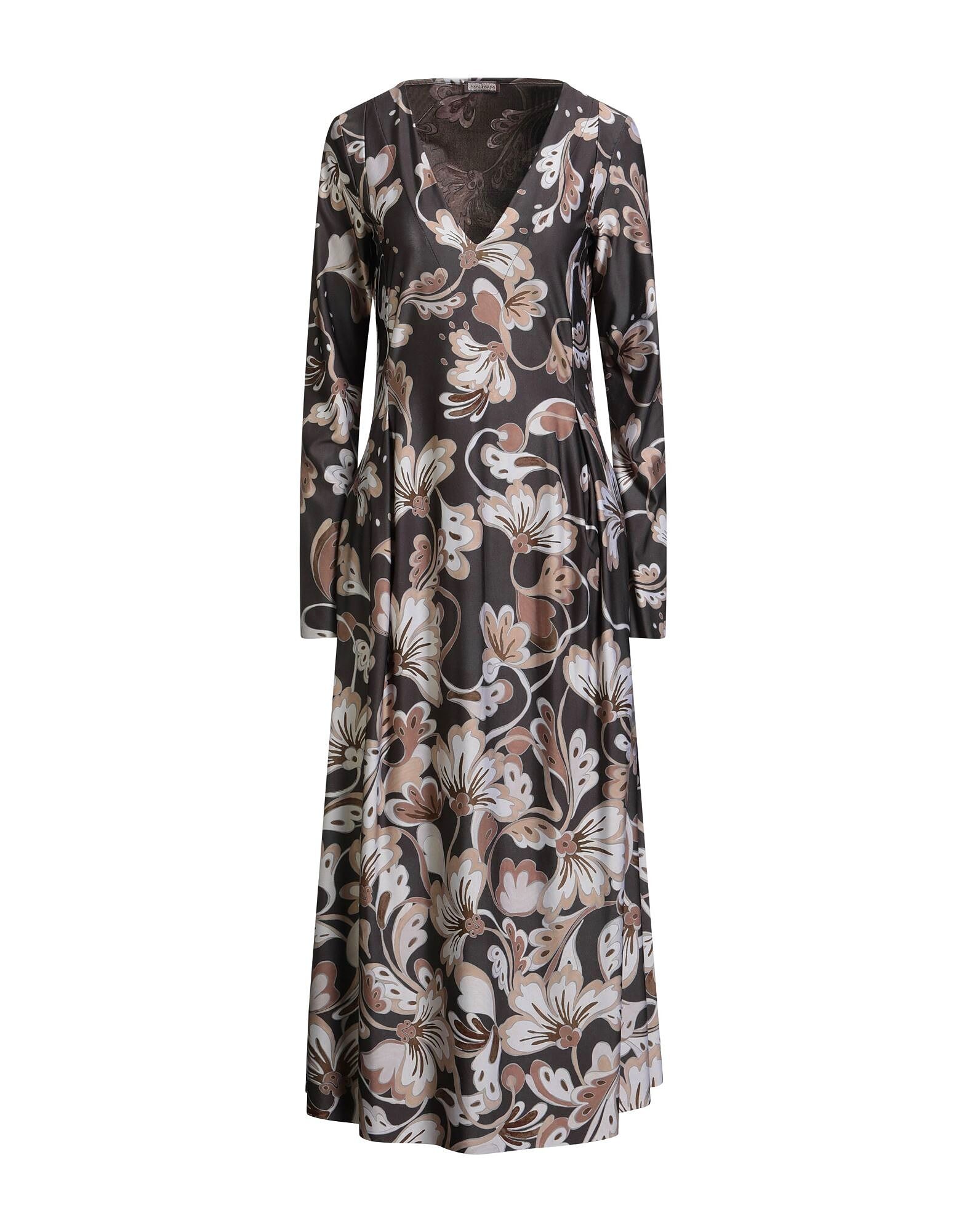 

Платье миди Malìparmi, темно-коричневый