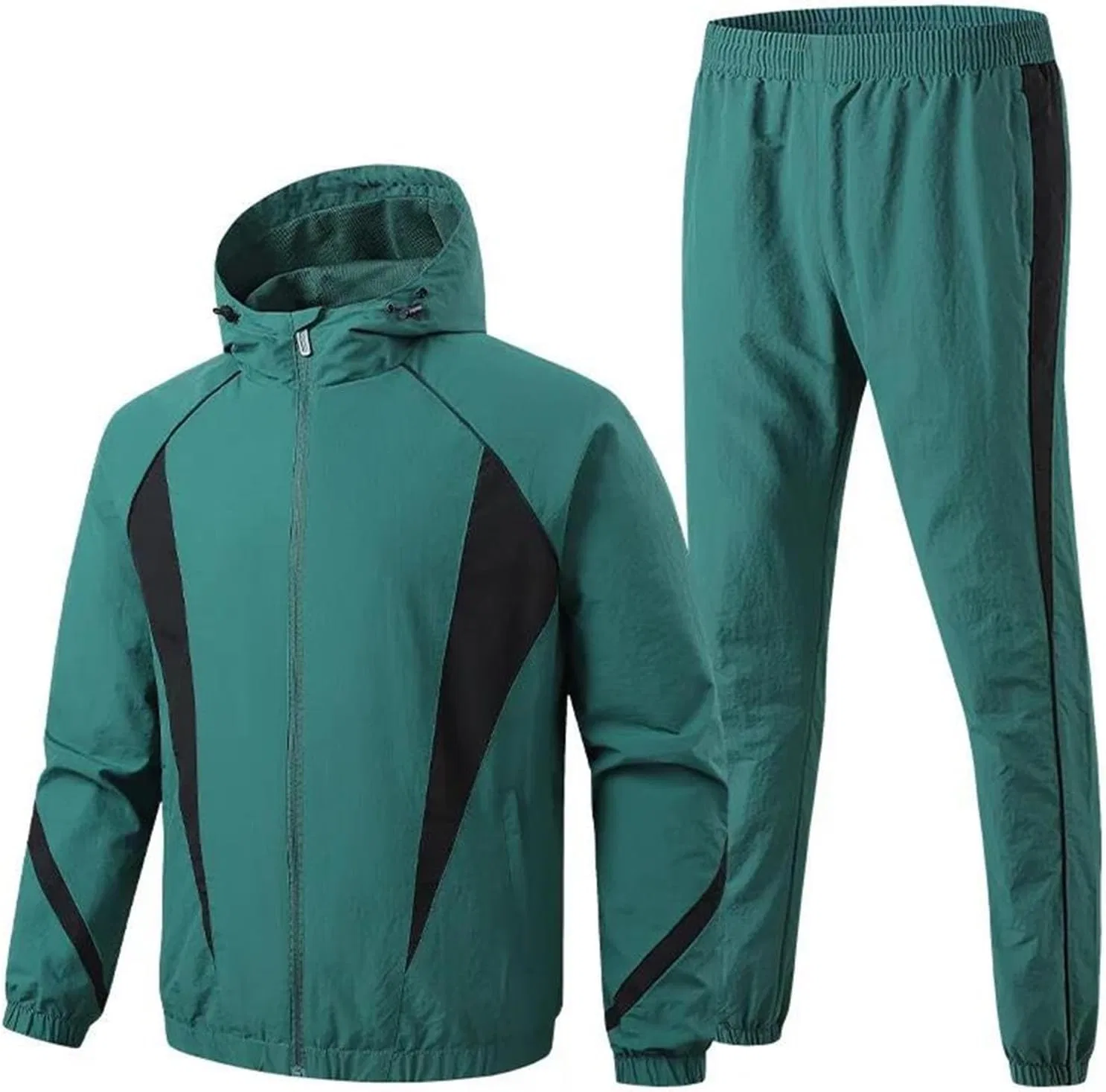 Мужской спортивный костюм зимний, ветрозащитный, 2 предмета, All En8 2 Pcs