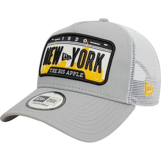

Кепка New York Trucker New Era, серый