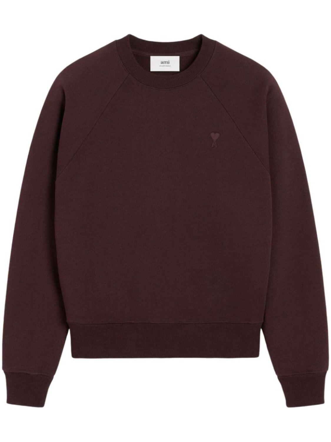 

AMI Paris толстовка с монограммой Ami de Coeur, фиолетовый