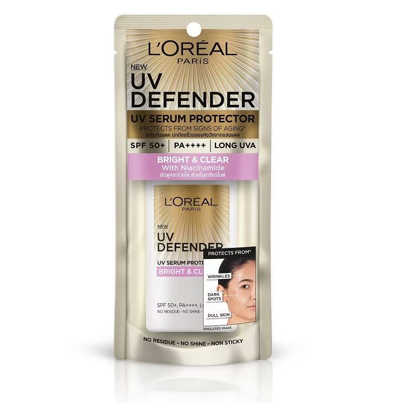 

L'Oreal L'oreal Paris UV Defender Bright Clear SPF50+ PA++++ Long UVA 50 мл, White