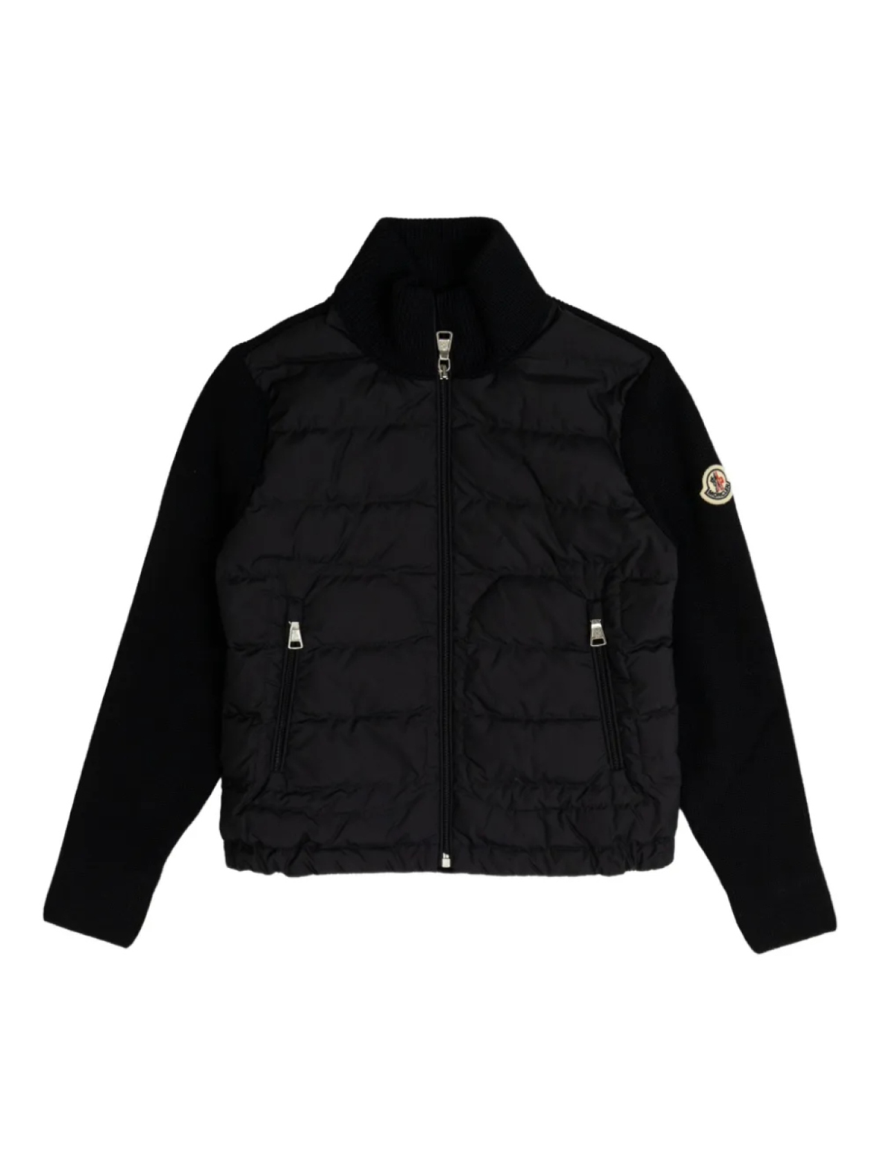 

Стеганый кардиган Moncler Enfant, синий