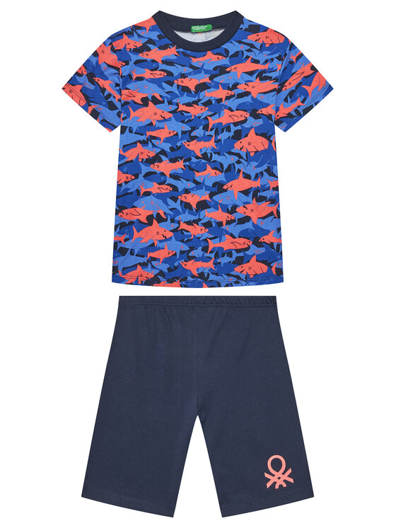 

Свободная пижама 3X0Y0P08Q United Colors Of Benetton, синий