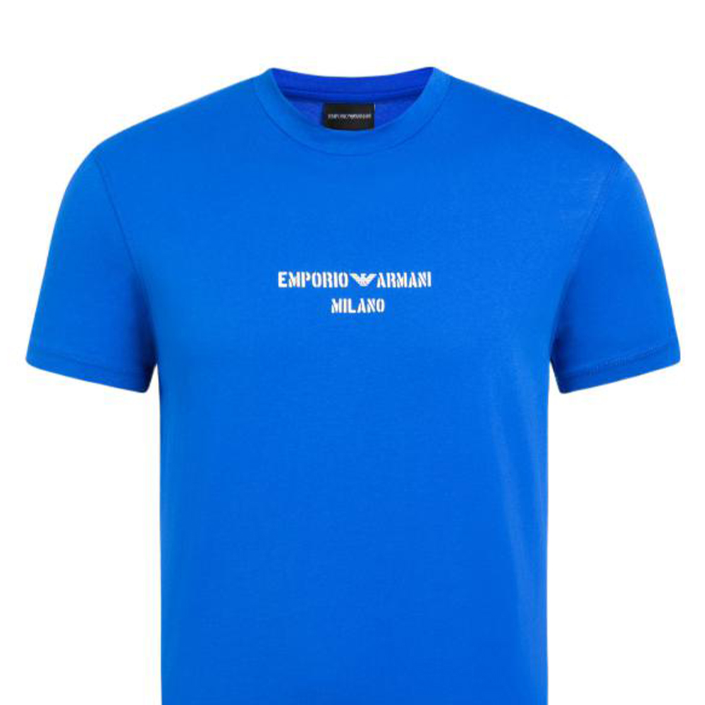 

Футболка мужская SS22 Royal Blue EMPORIO ARMANI