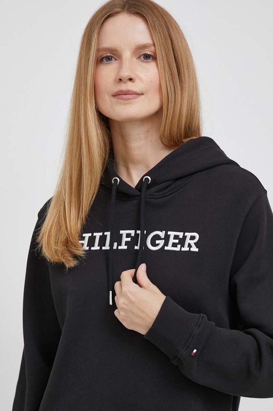 

Хлопковая толстовка Tommy Hilfiger, черный