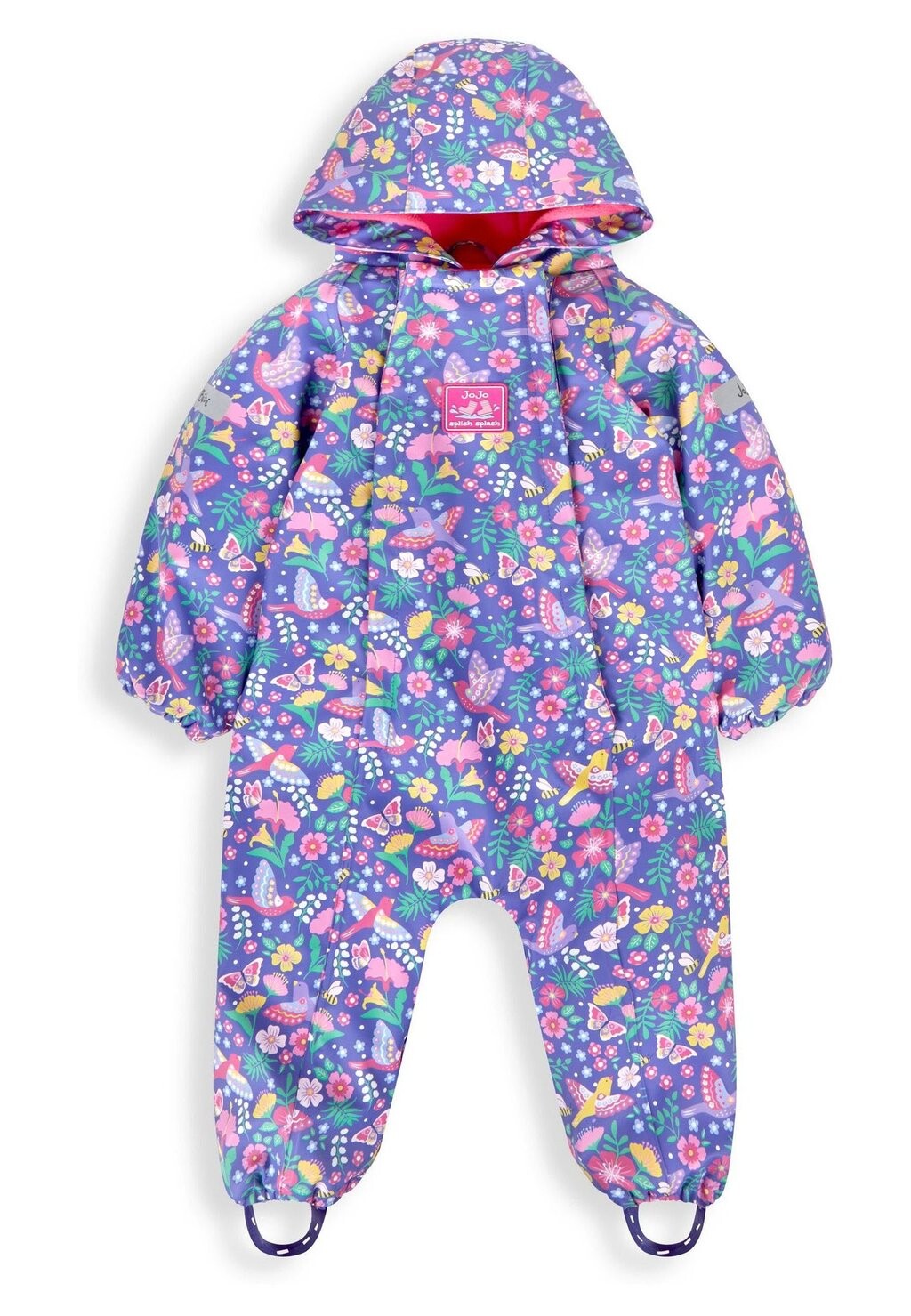 

Комбинезон BIRD FLORAL COSY JoJo Maman Bébé, цвет Purple