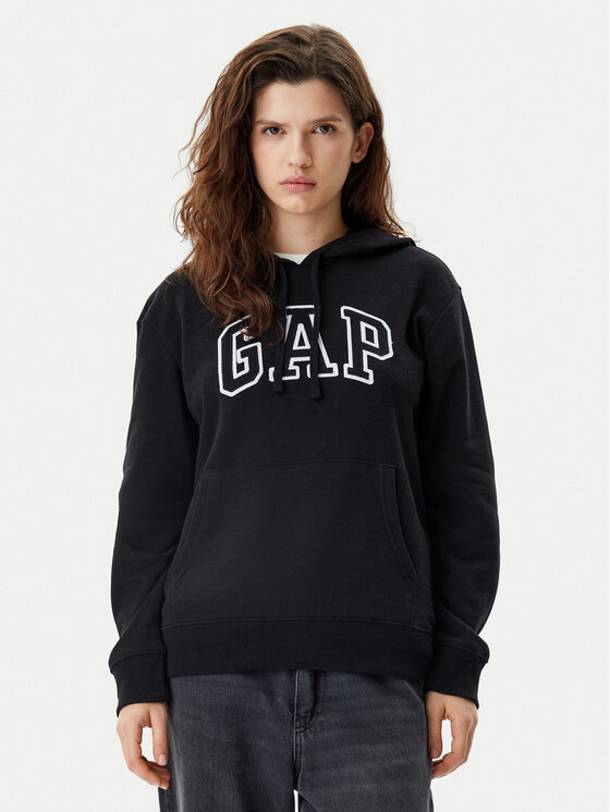 

Свободный крой толстовки 870537-02 Gap, черный