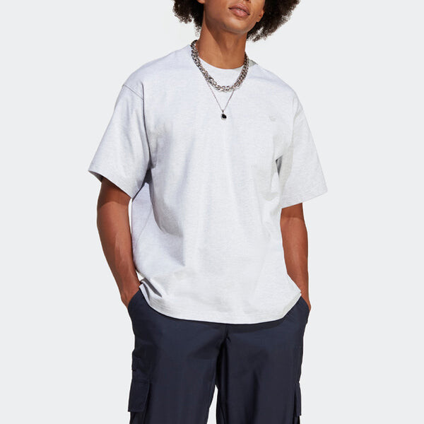 Футболка adidas originals Adicolor Contempo T-shirt 'Light Grey Heather', серый — фото 2