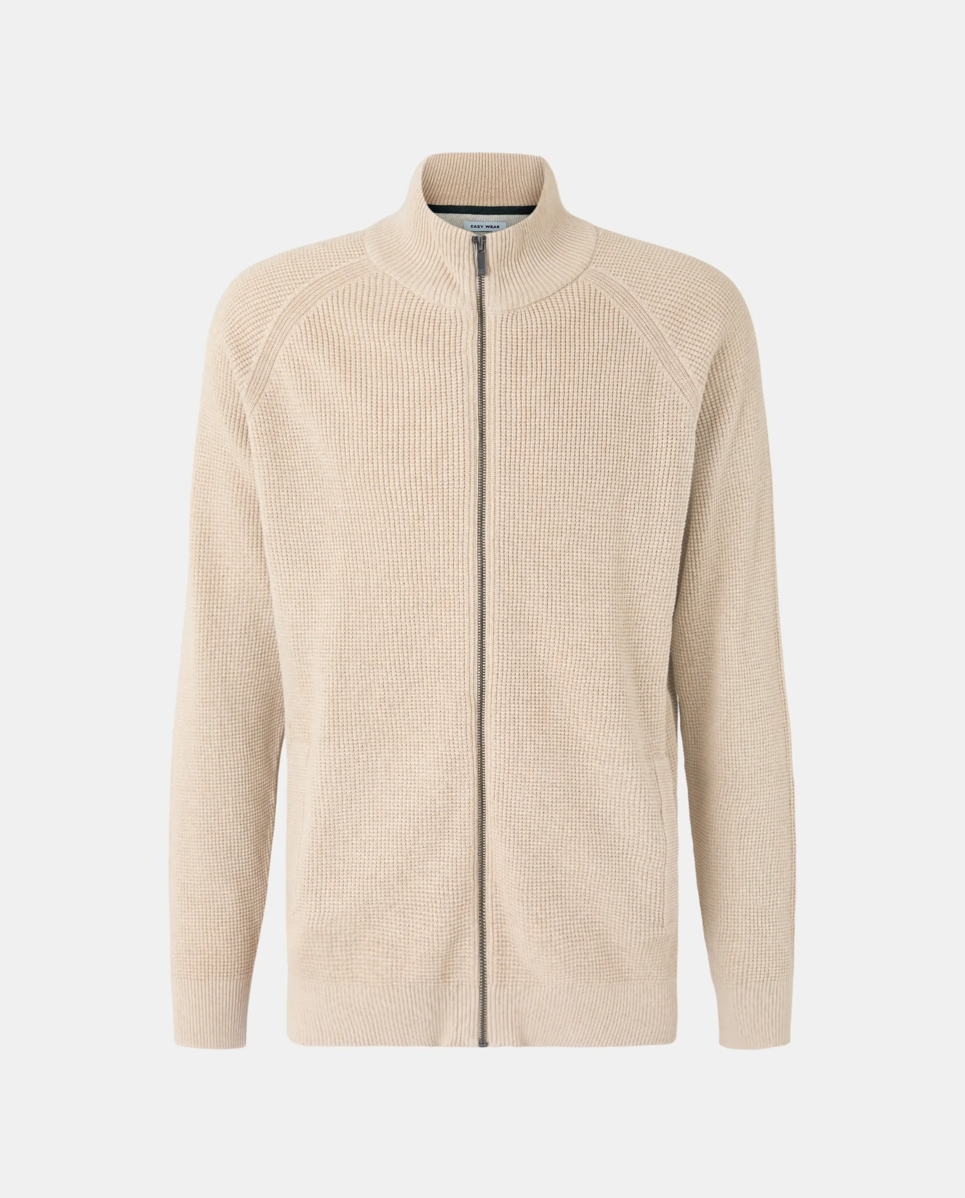 

Мужской кардиган на молнии Easy Wear, бежевый