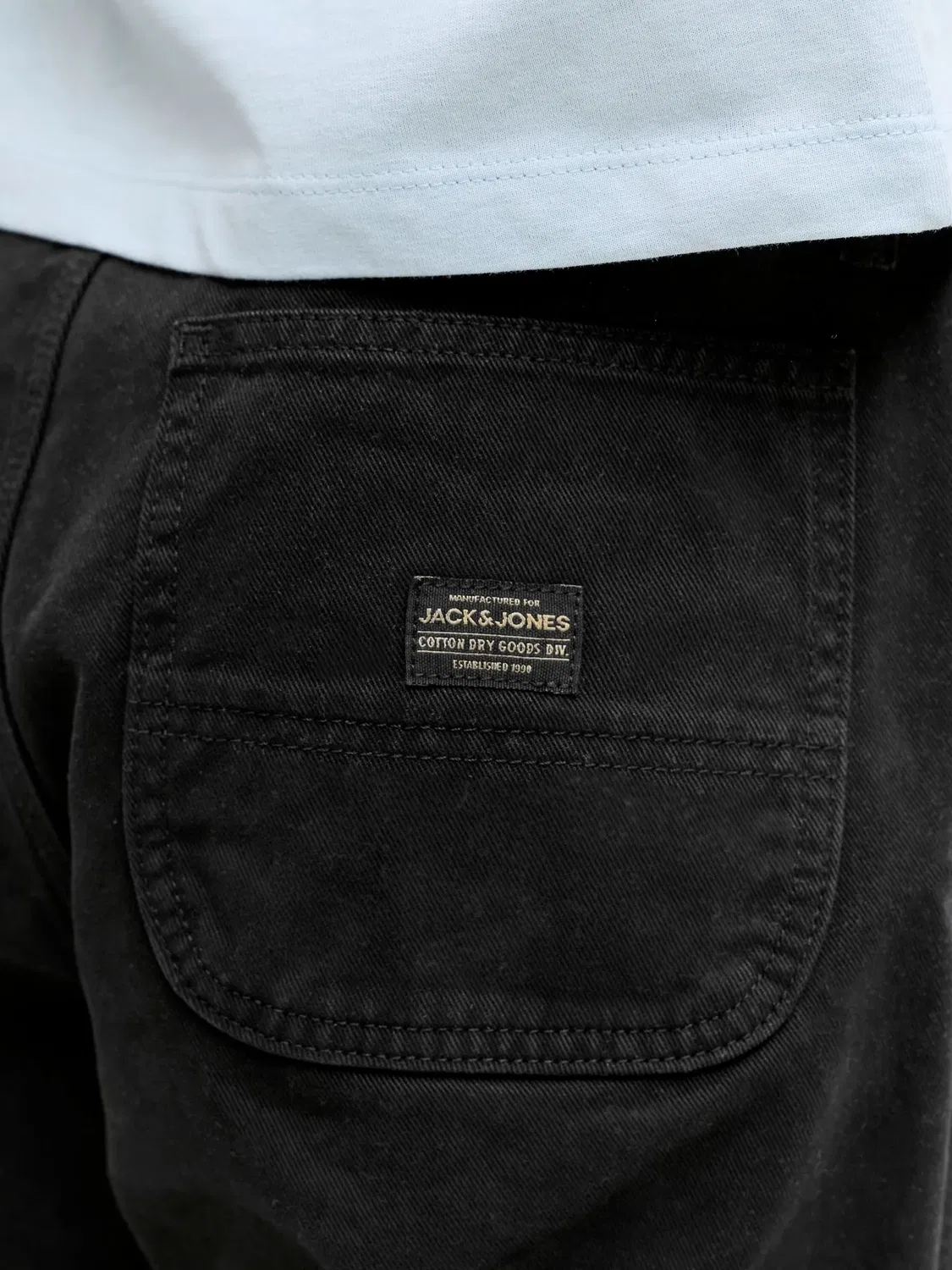Спортивные штаны из органического хлопка JACK & JONES Junior, черный — фото 4