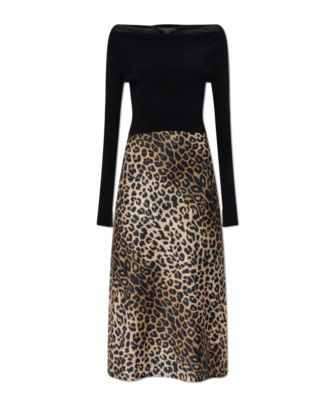 

Платье из двух частей Гера Allsaints, черный