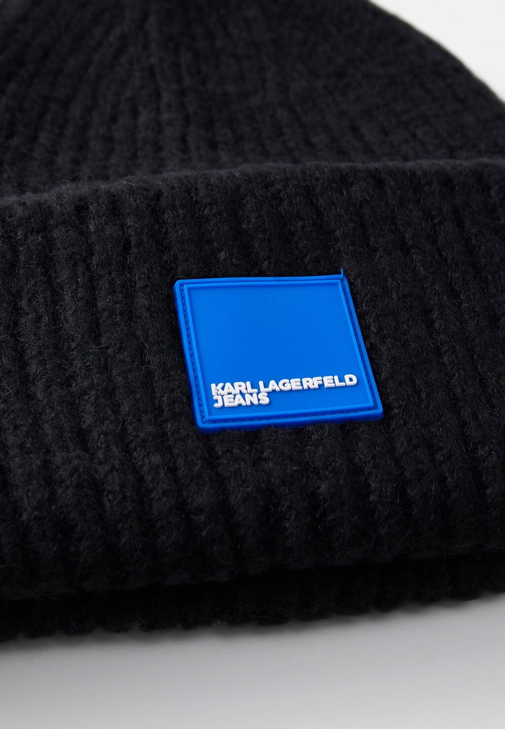 

Шапка BOX LOGO BEANIE Karl Lagerfeld Jeans, черный