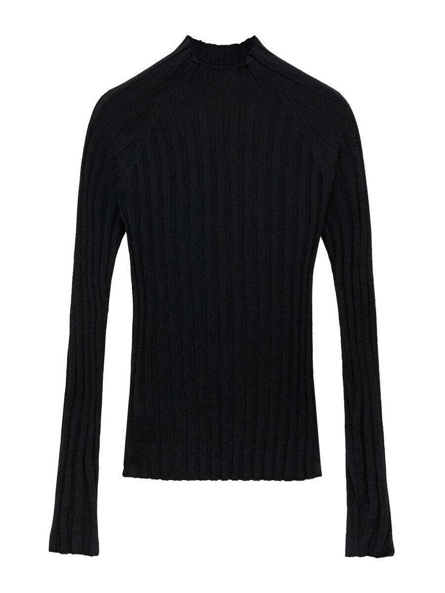 

Базовый свитер MANGO Sweater FLURRY, черный