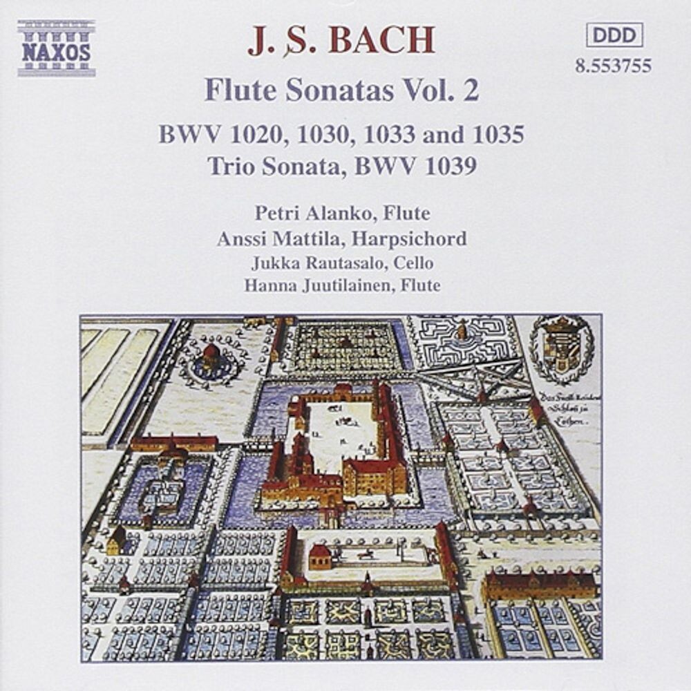 

Диск CD Flute Sonatas Vol. 2 - J.S. Bach