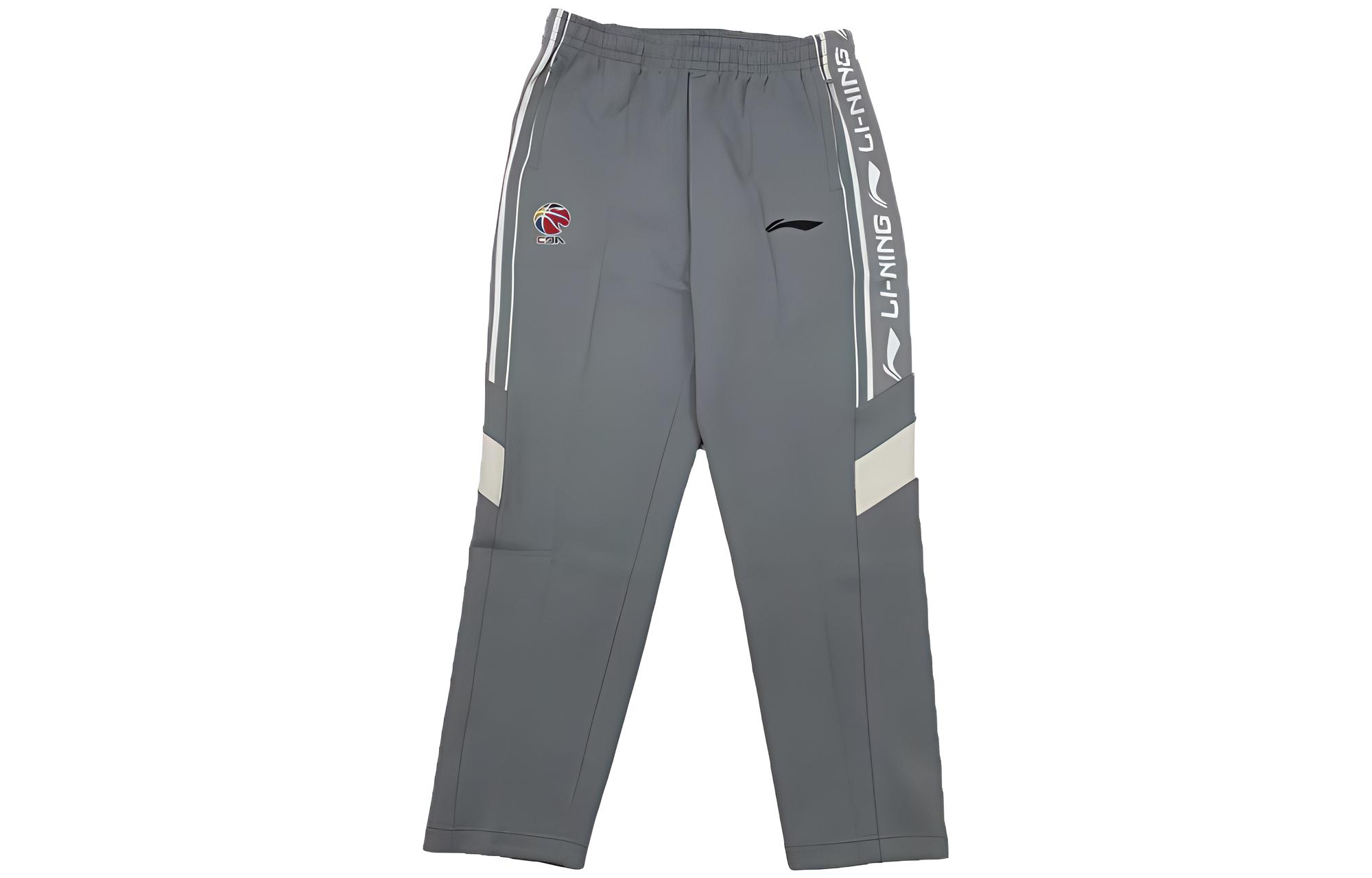 

Трикотажные спортивные штаны LiNing Basketball Collection, мужские, серо-синие