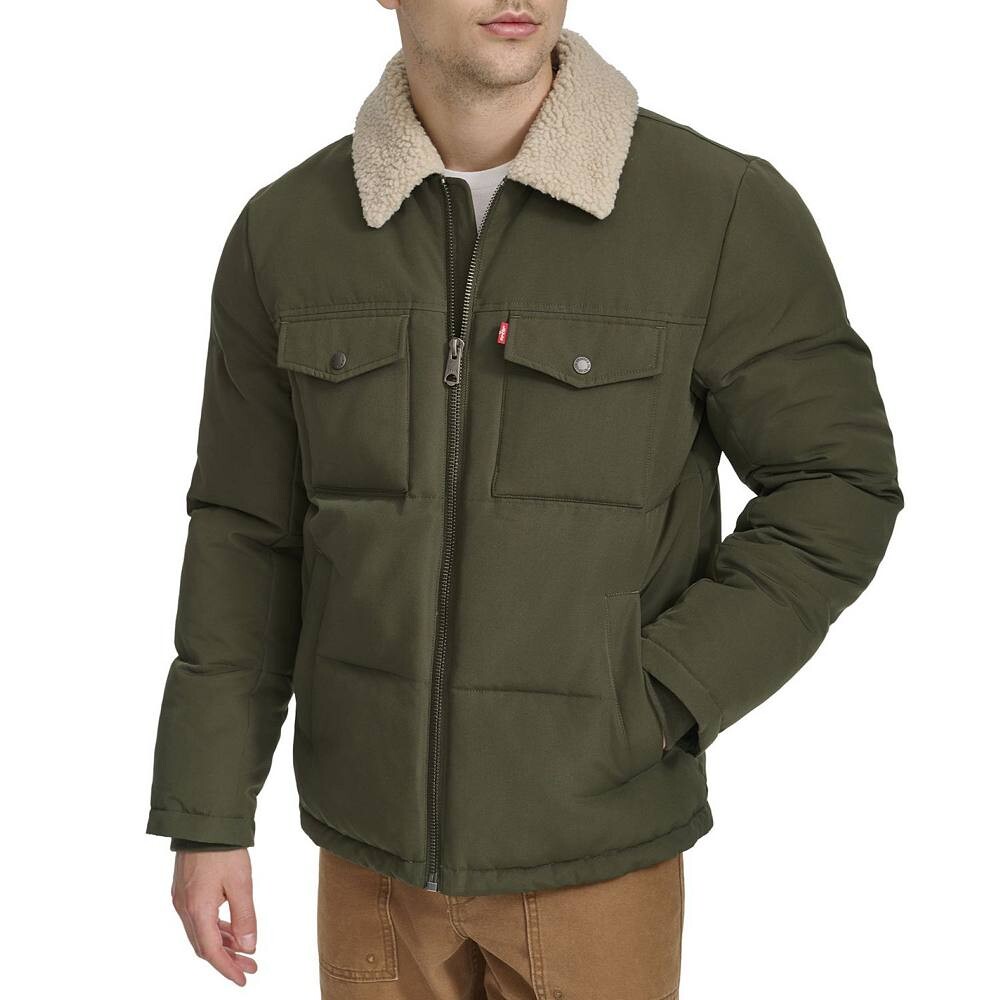 

Мужская куртка-пуховик Levi's Aviator, цвет Olive