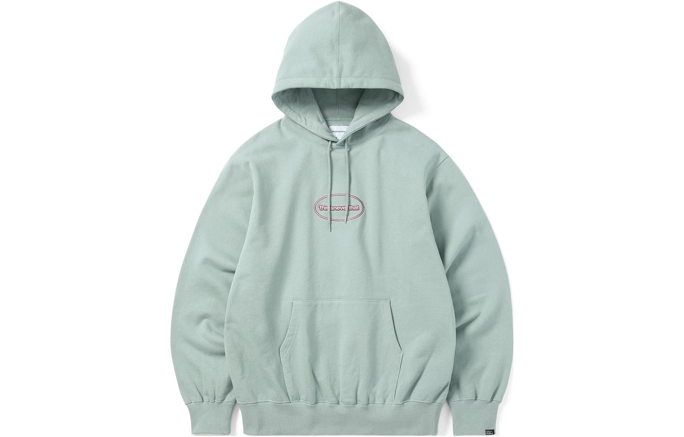 

Thisisneverthat Толстовка унисекс, светло-голубые, зеленые, с капюшоном, средней толщины, стандартного размера
