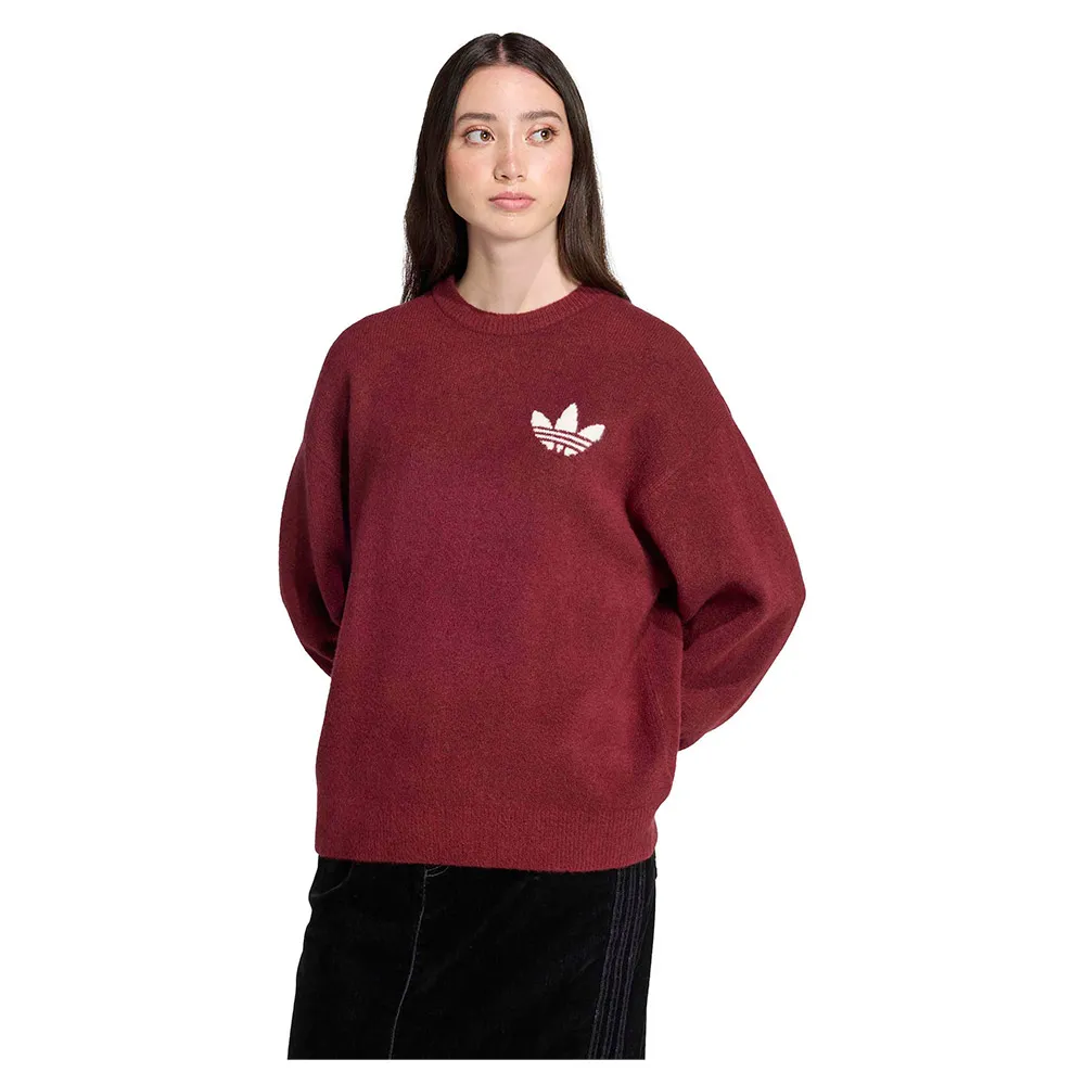 

Вязаная толстовка adidas Originals, красный