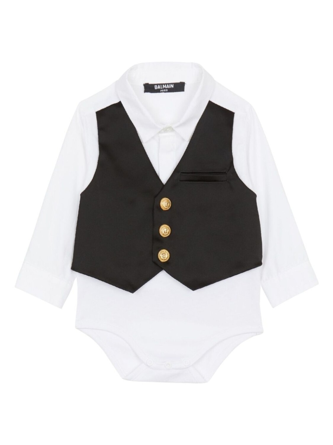 

Balmain Kids боди на пуговицах, белый