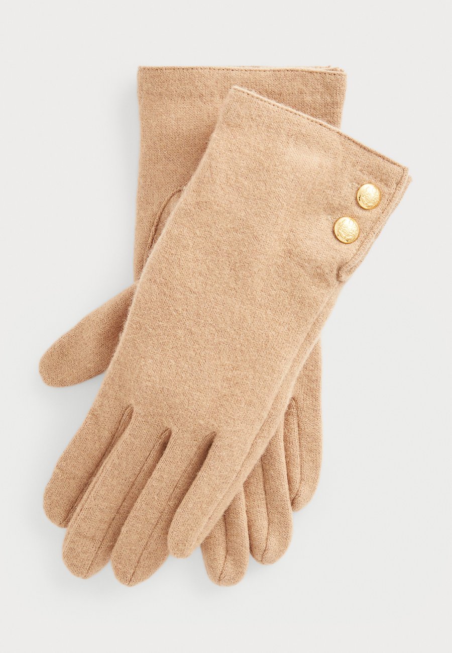 

Перчатки Lauren Ralph Lauren TWO-BUTTON TECH GLOVES, Camel