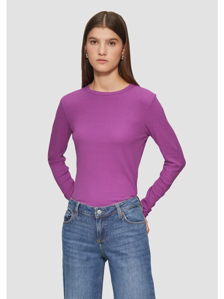 

Футболка QS T-Shirt langarm, фиолетовый