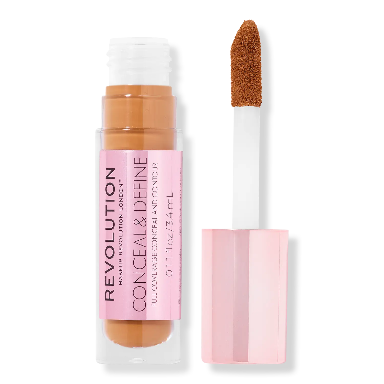 

Консилер Conceal & Define с полным покрытием Revolution Beauty, C13 (for dark skin tones w/ a warm undertone)