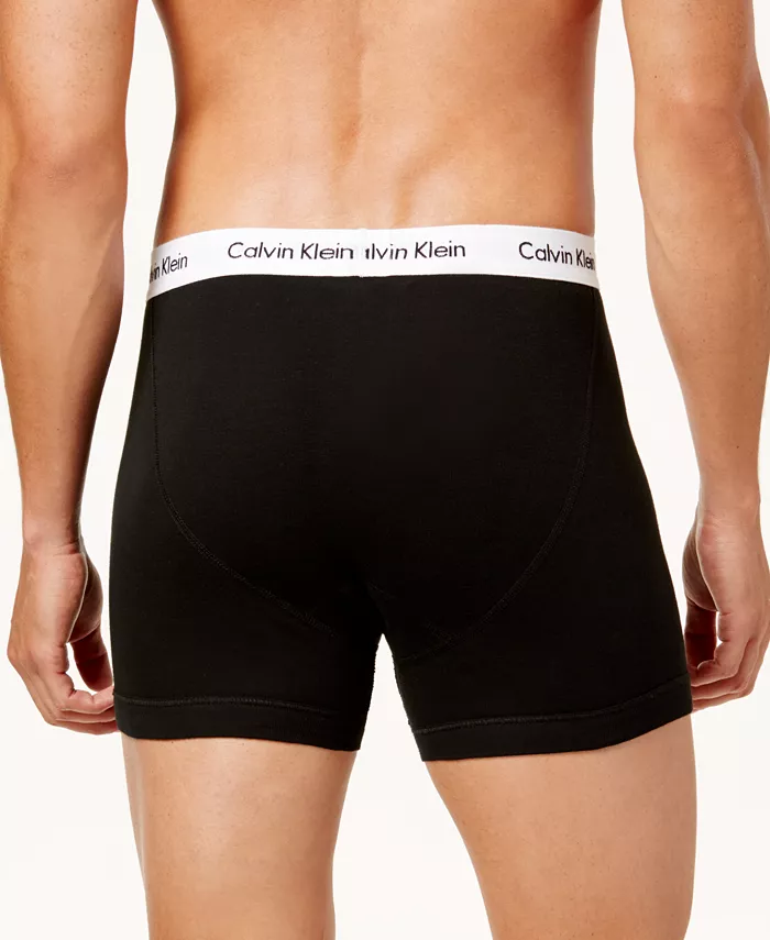 Мужские классические трусы-боксеры из хлопка, 5 штук Calvin Klein, мультиколор — фото 3