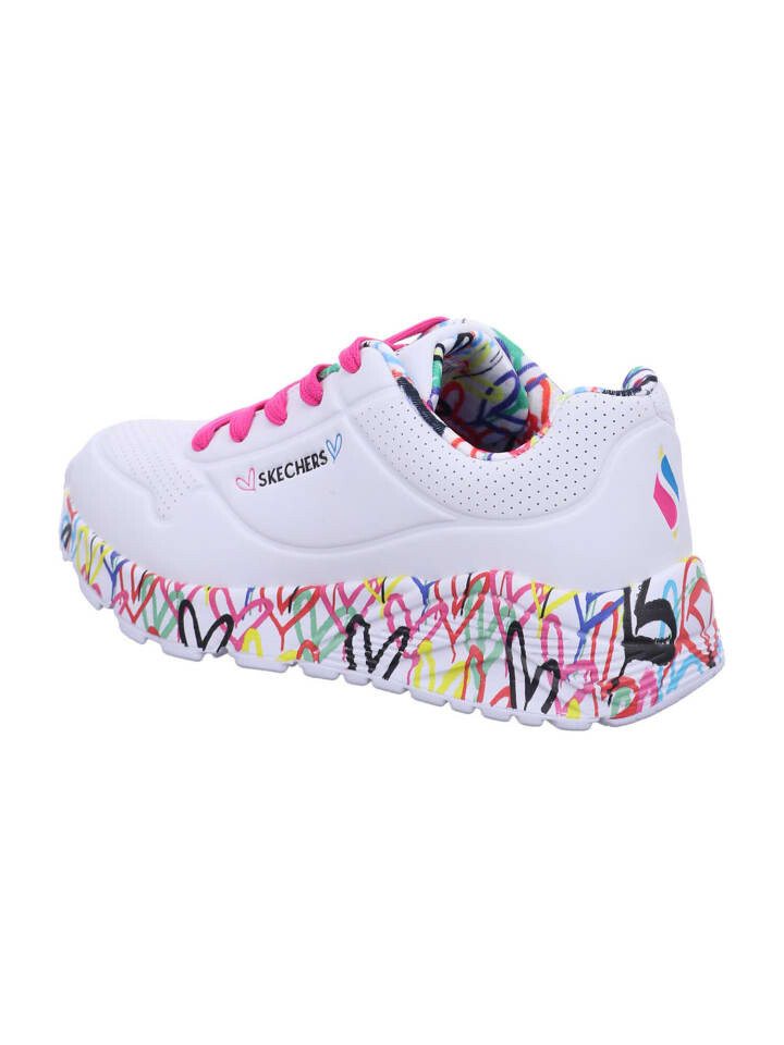 Кроссовки на шнуровке Skechers, цвет white/multi — фото 3