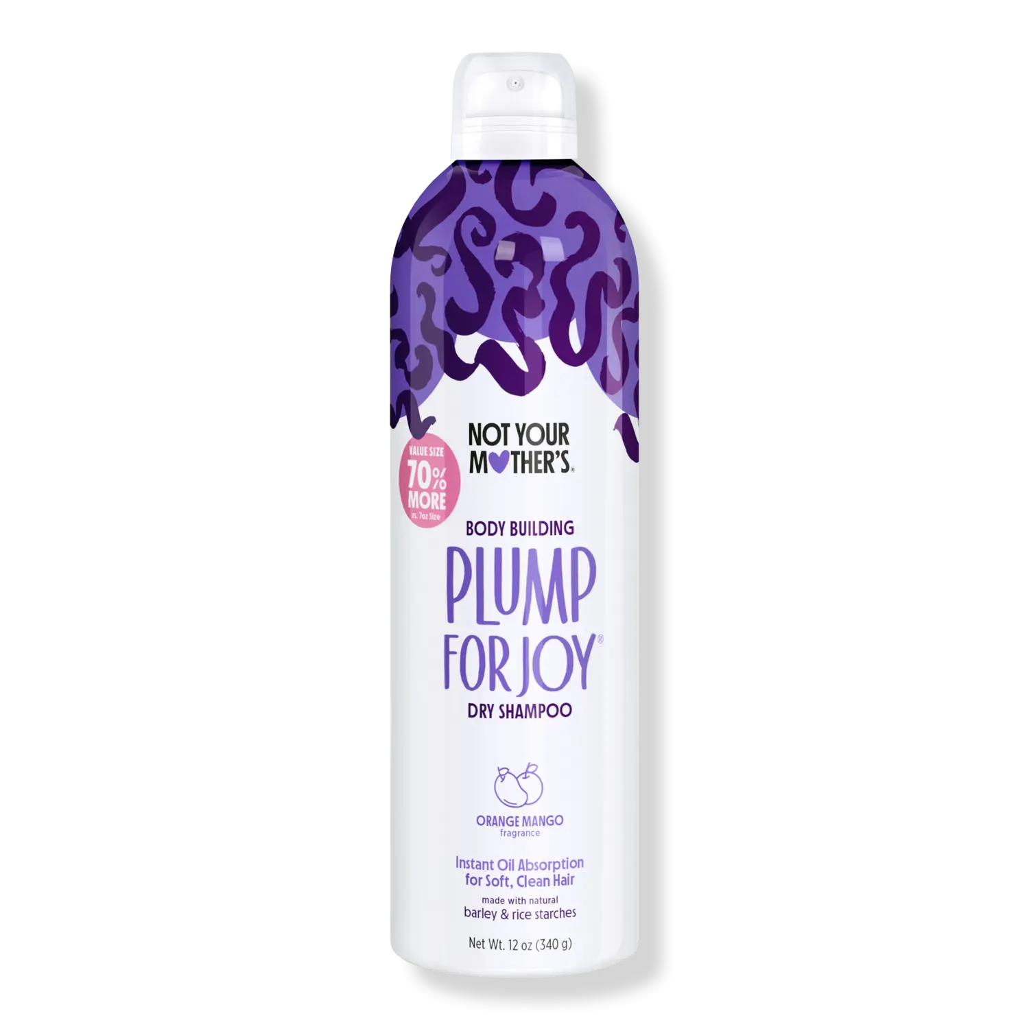 

Сухой шампунь для наращивания мышечной массы Plump for Joy Not Your Mother's, 12.0 oz