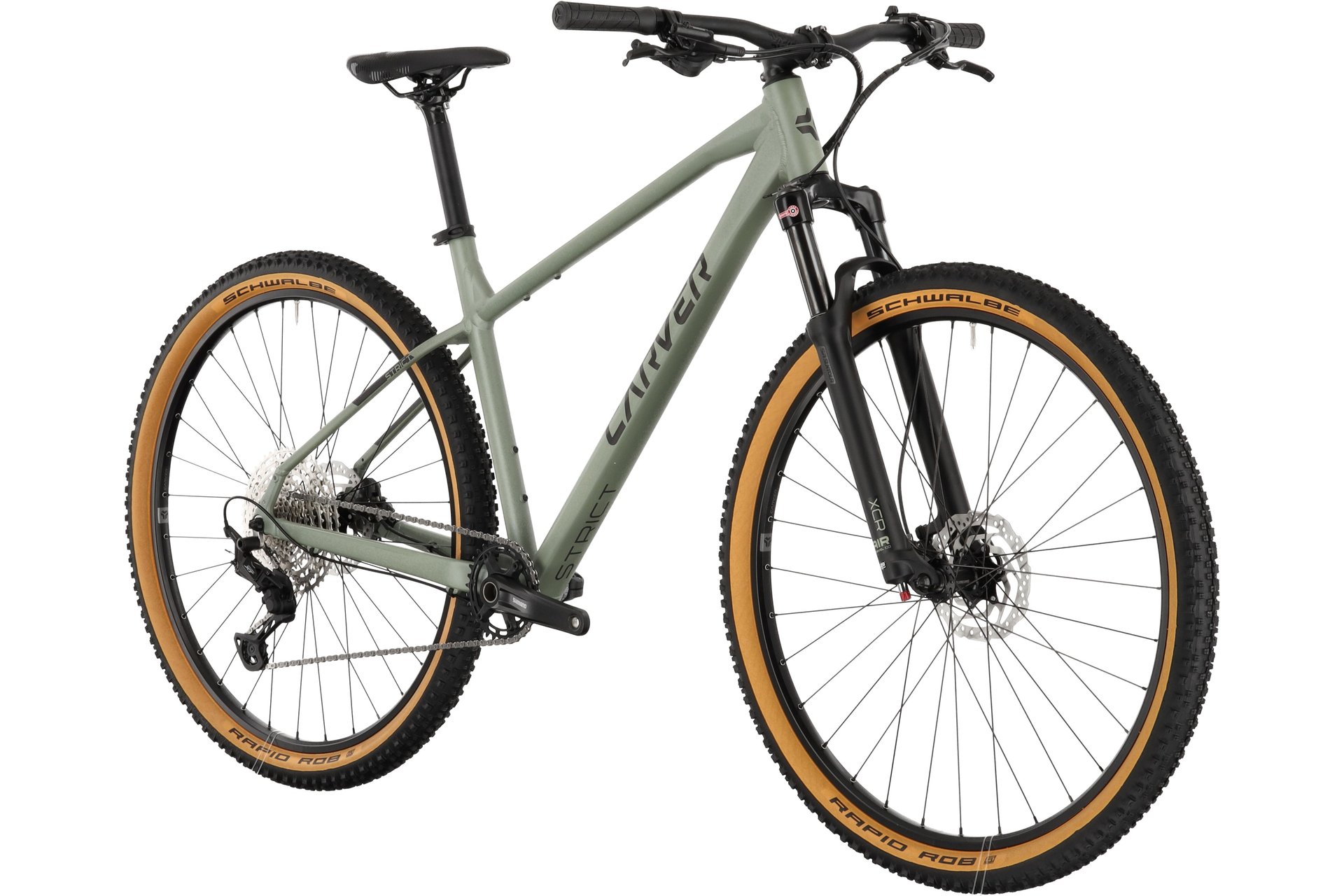 Горный велосипед Carver Strict 150 - 27,5 дюймов - Diamant - 2025, цвет Grün|pale green — фото 2