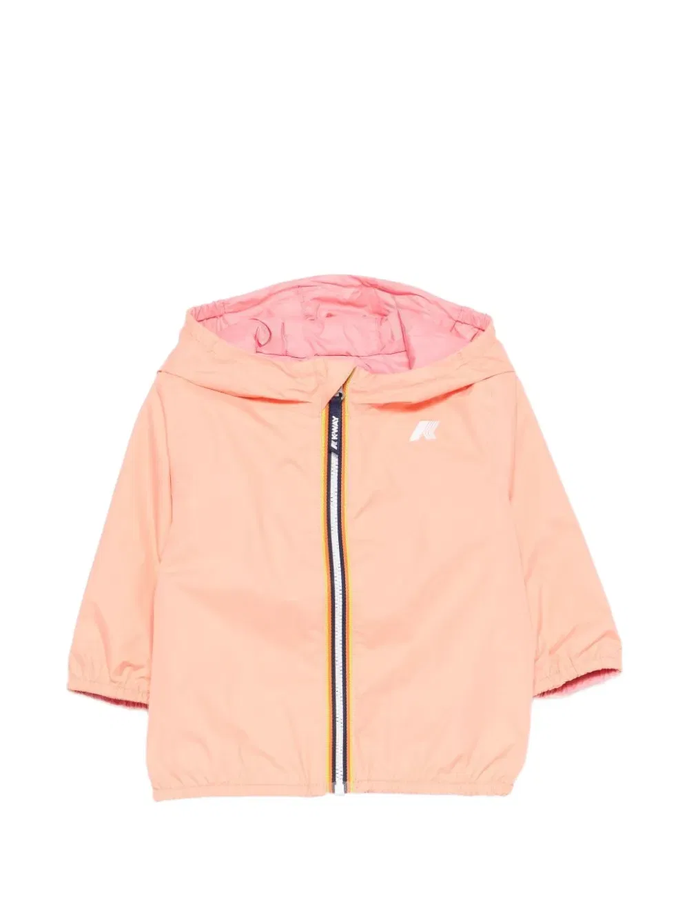 Куртка на молнии с капюшоном K Way Kids, розовый