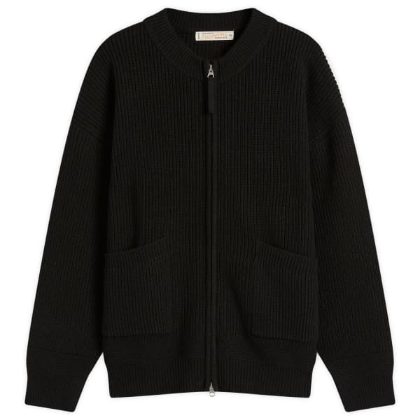 

Кардиган на молнии из шерстяной палубы Frizmworks, черный