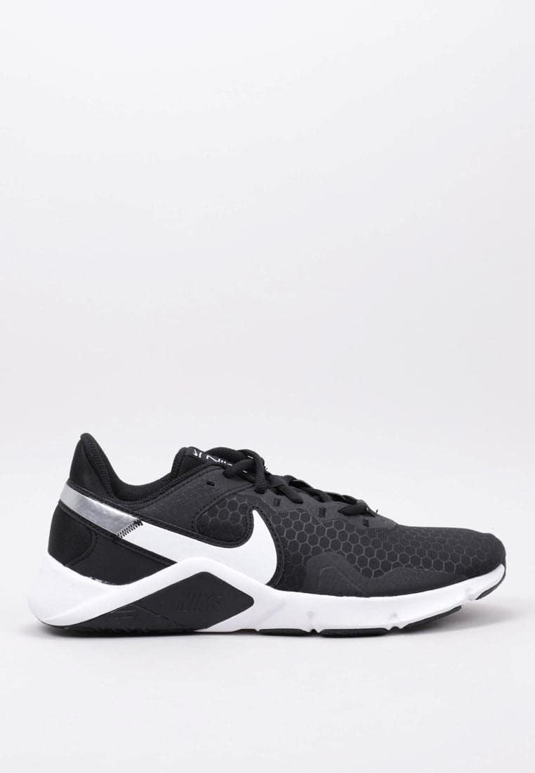 Женские кроссовки Nike, Black White Metallic Silver — фото 2