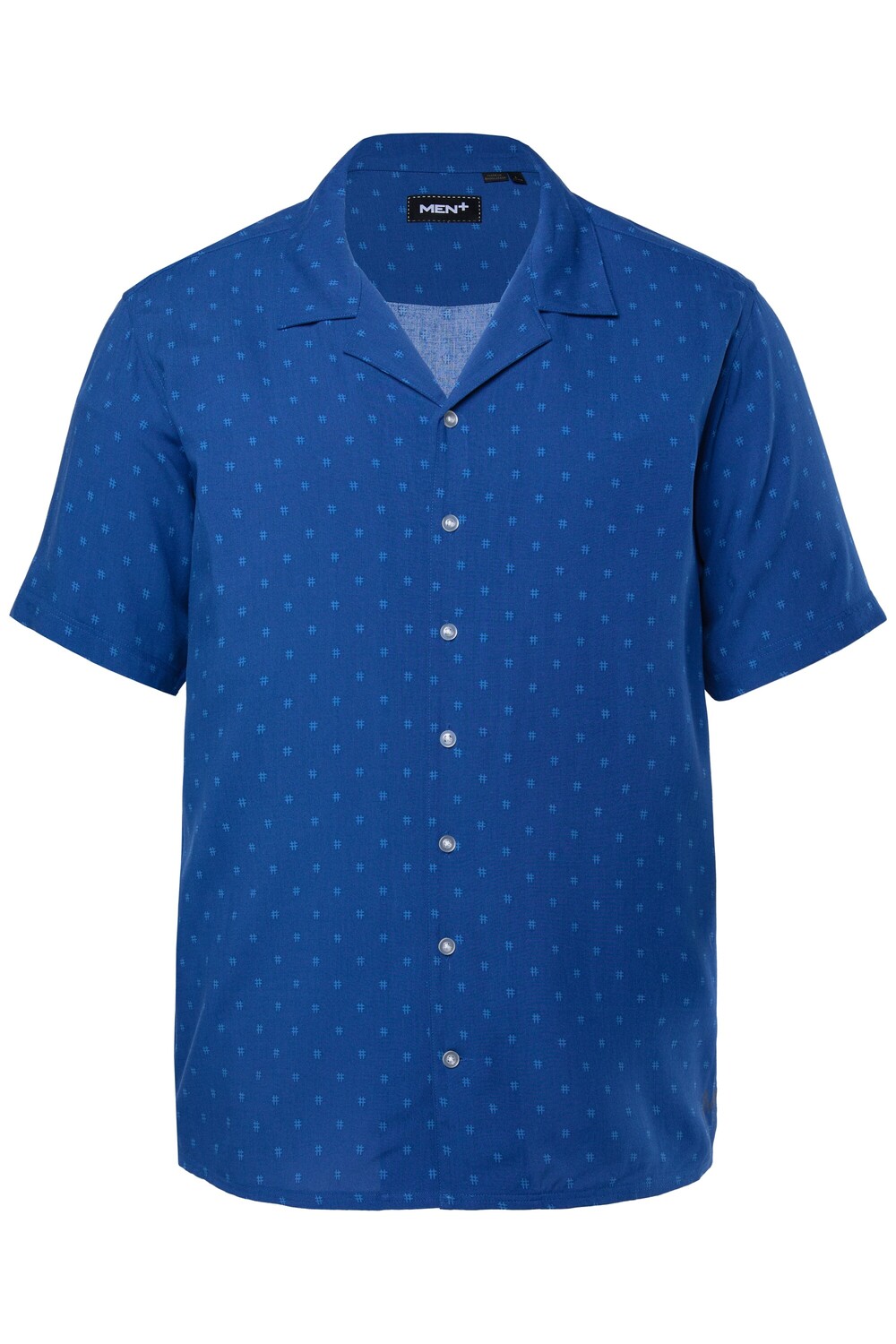 

Men Plus Рубашка на пуговицах Regular fit в синем цвете, Azure