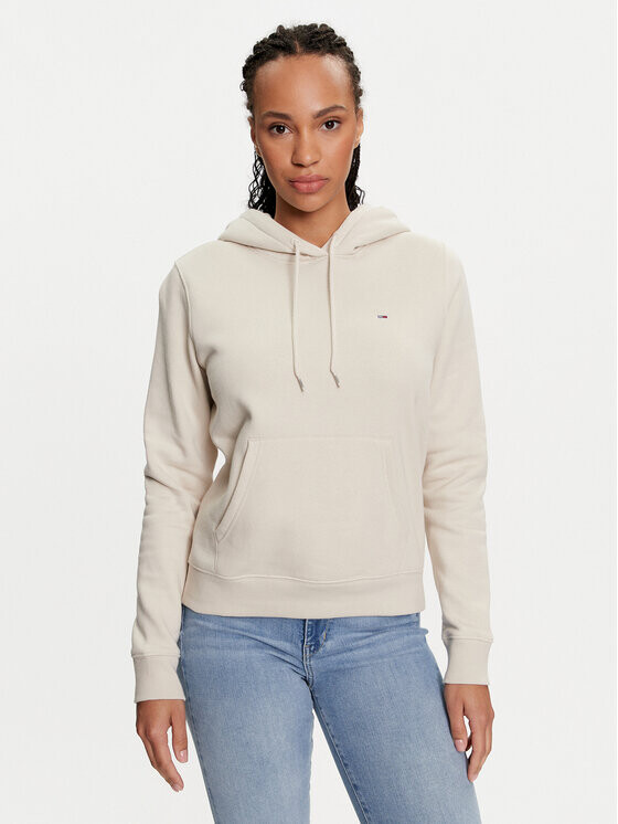 

Толстовка regular fit Tommy Jeans, бежевый