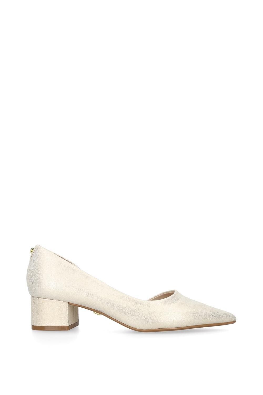 

Замшевые туфли на каблуке 'Camilla' Carvela, металлик