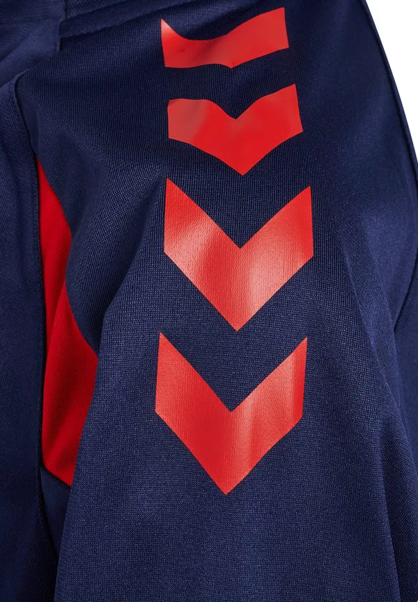 Тренировочная куртка core 2 0 track zip Hummel, Marine True Red — фото 4
