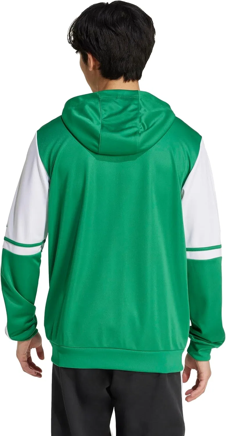 Худи мужское, adidas, Regular fit, Team Green/White — фото 2
