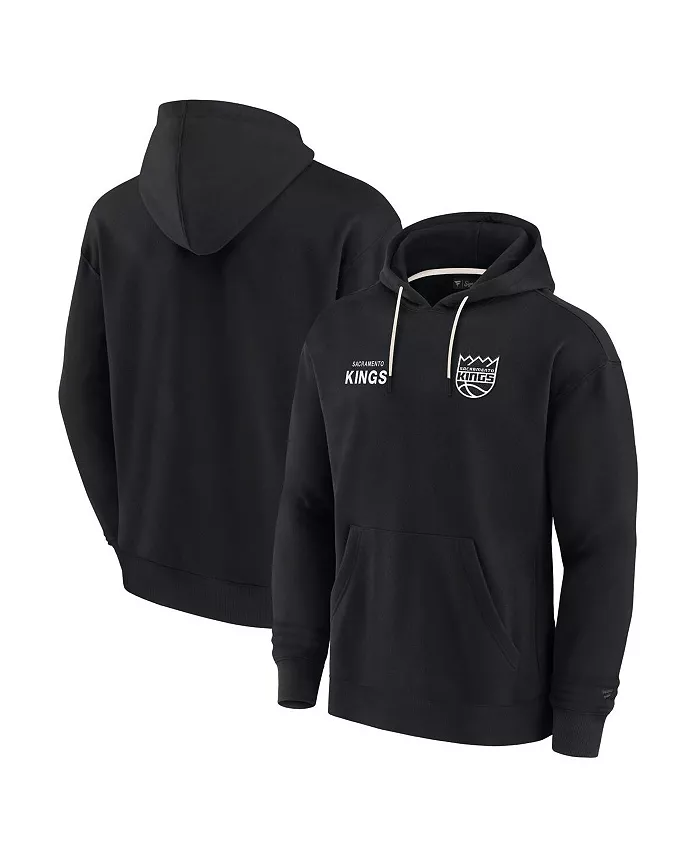 

Мужская и женская супермягкая флисовая толстовка с капюшоном Sacramento Kings Elements Fanatics Signature