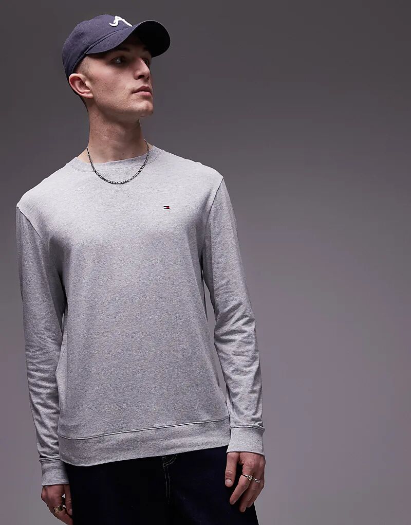 

Свитшот Essentials Lounge серого цвета Tommy Hilfiger