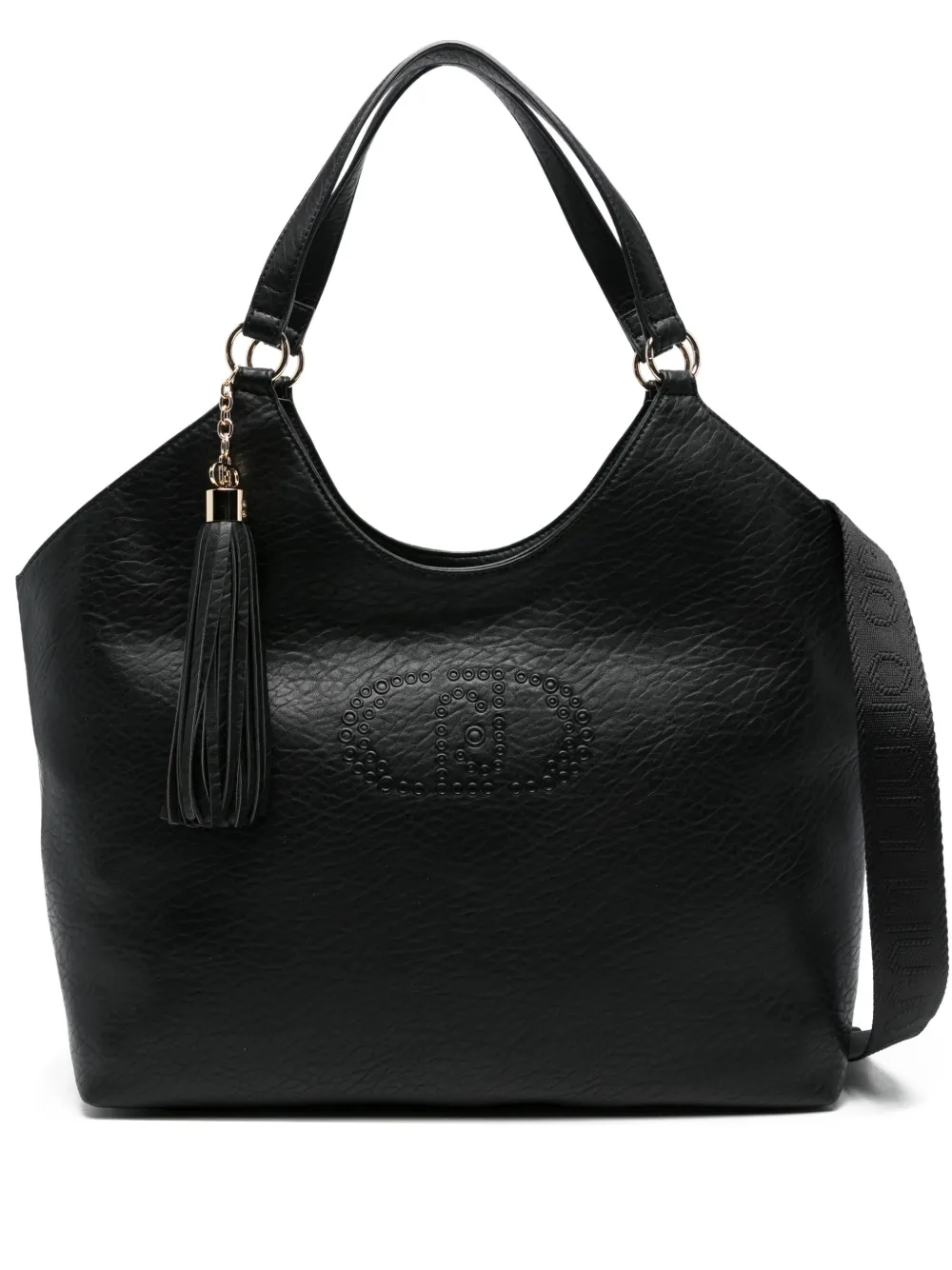 

Большая сумка-тоут с кисточками Liu Jo, черный