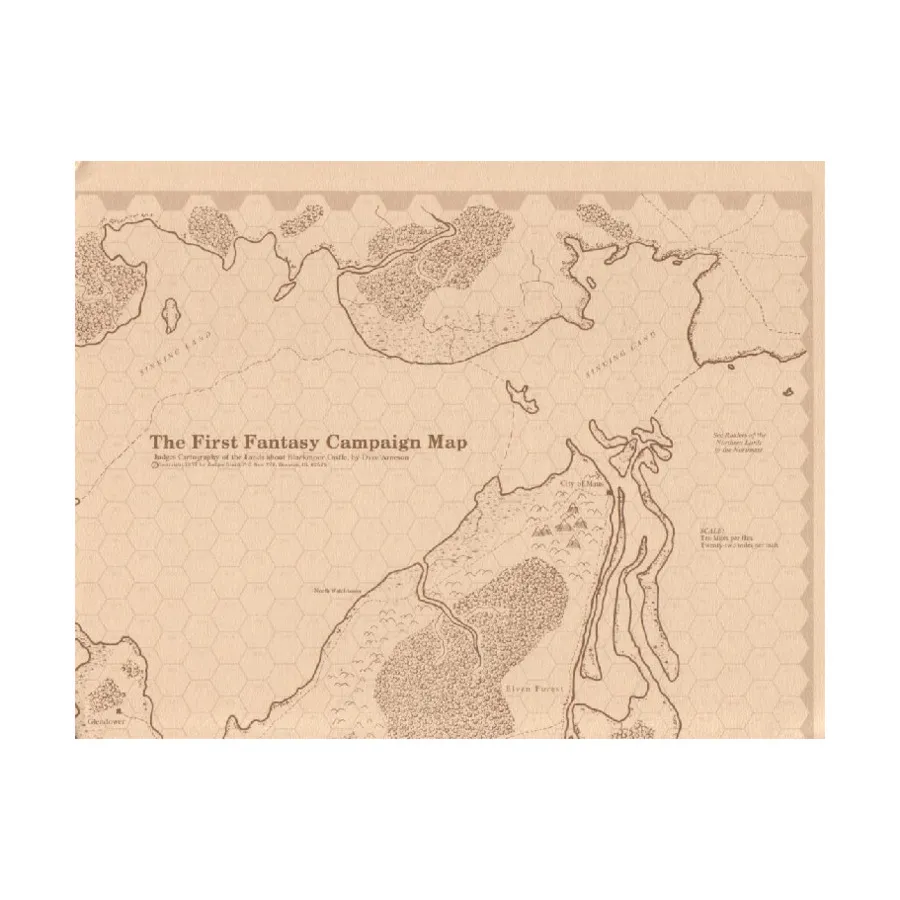 

Первая фэнтезийная кампания — Карта судей, Catalogs, Maps & Miscellaneous (Judges Guild)