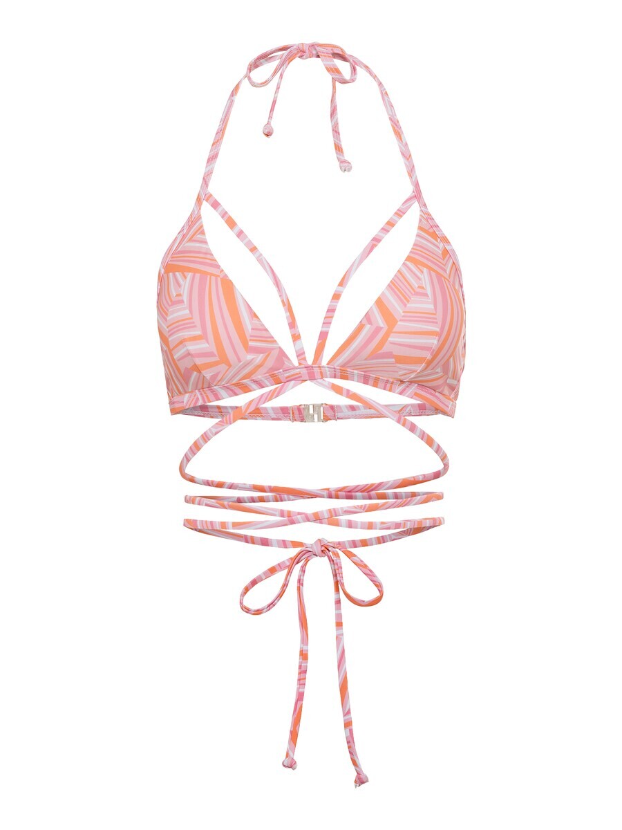 

Треугольный бикини-топ LSCN by LASCANA Triangle Bikini Top Lisa, розовый