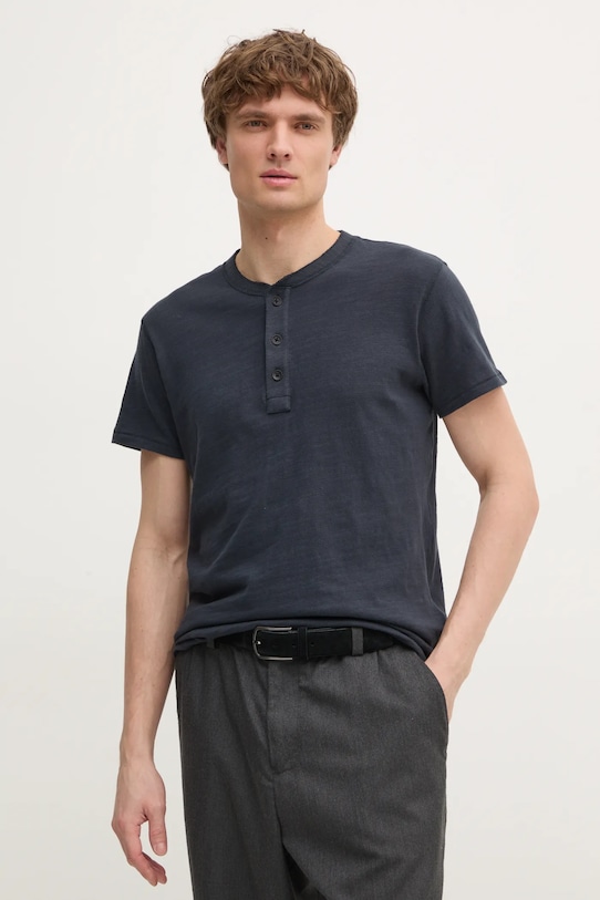 

Футболка из хлопка Rag & Bone, темно-синий