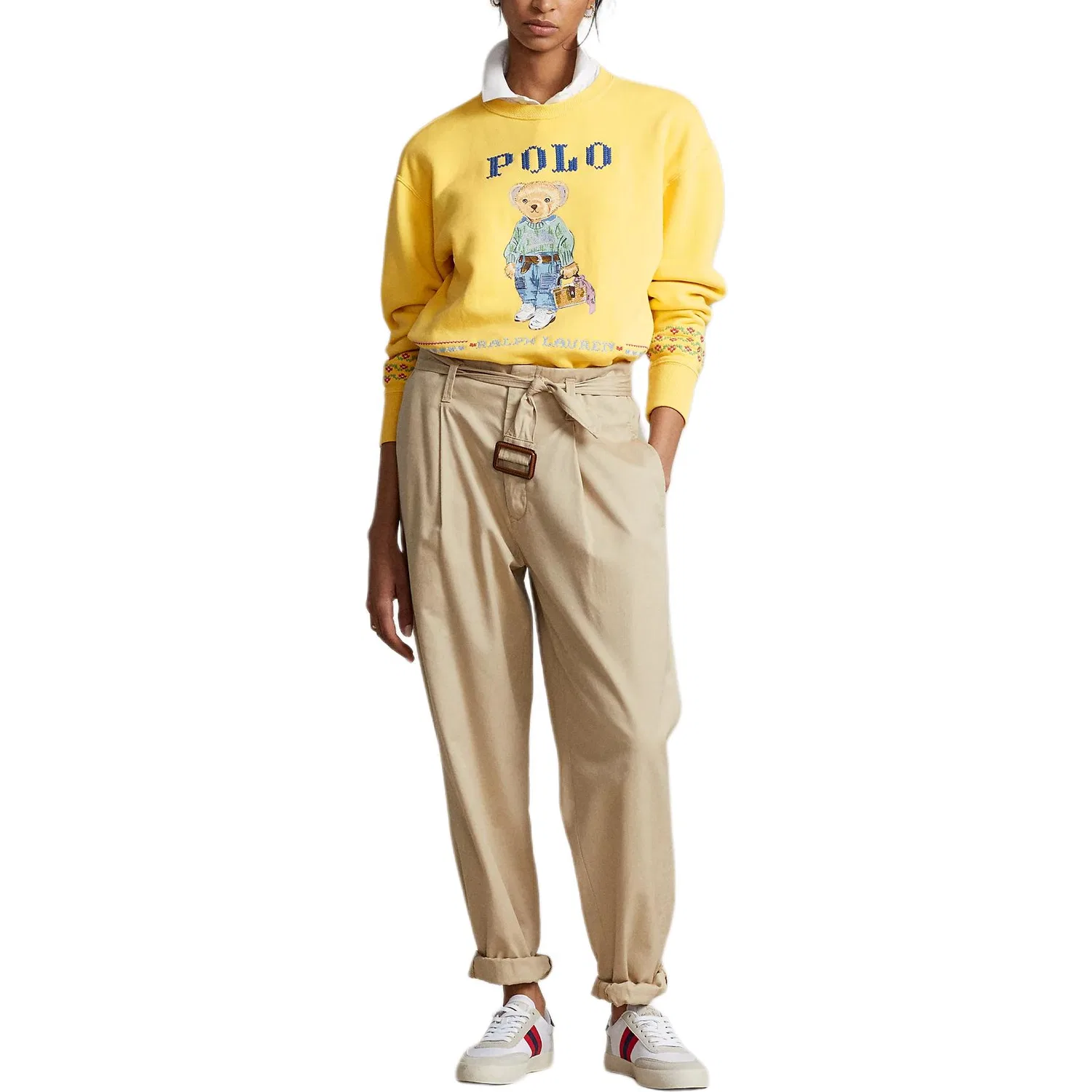 Свитшот женский Yellow Polo Ralph Lauren — фото 3