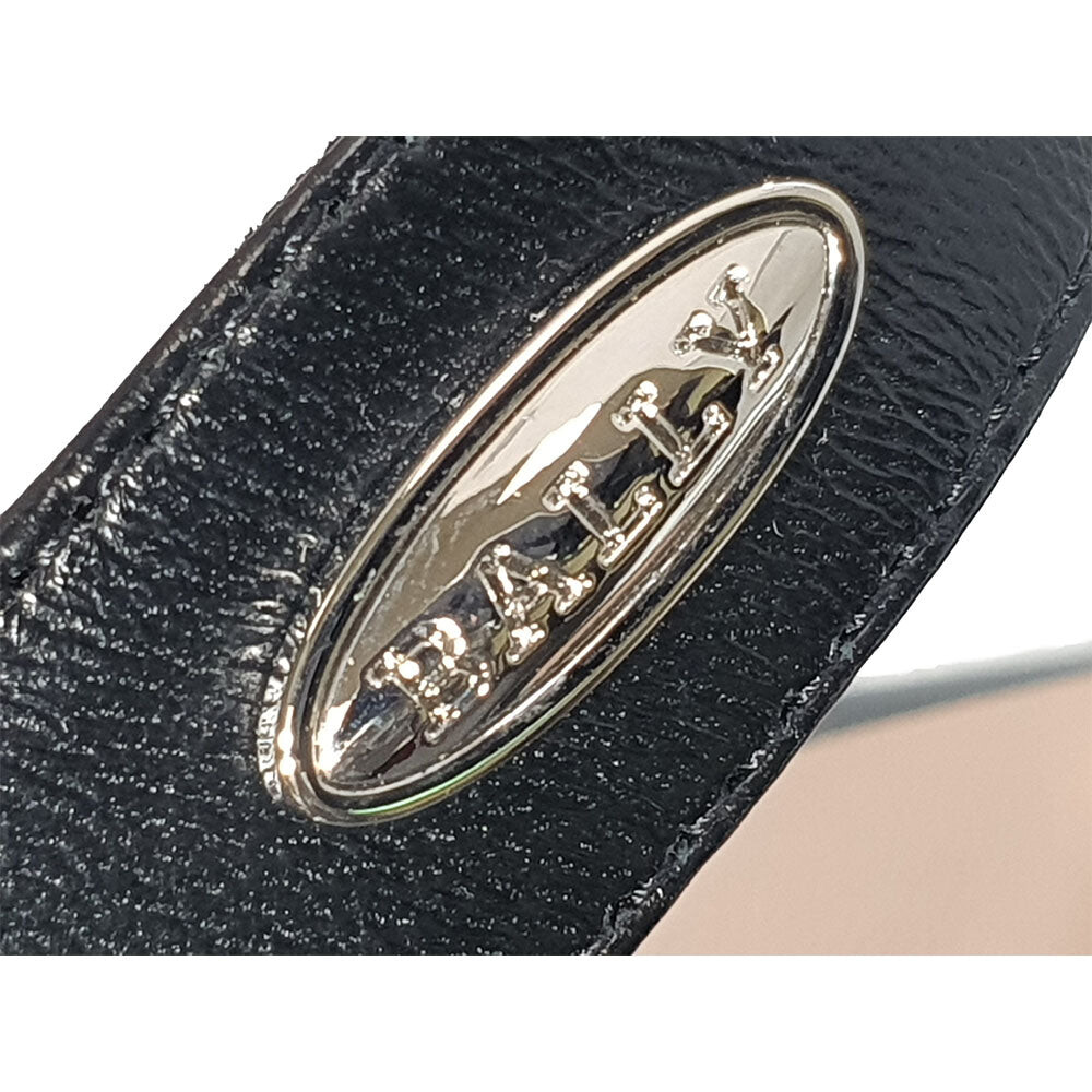 Женские черные сандалии на плоской подошве из кожи ягненка Bally Carlas 6234087, черный — фото 2