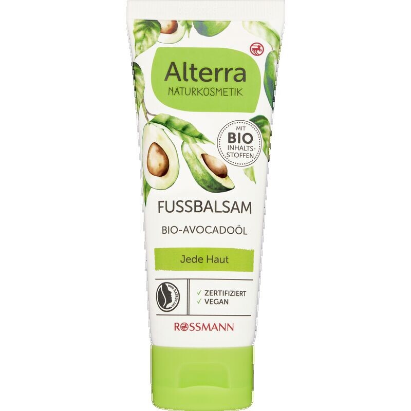 

Бальзам для ног органическое авокадо и органический лимон Alterra NATURKOSMETIK, 75 ml