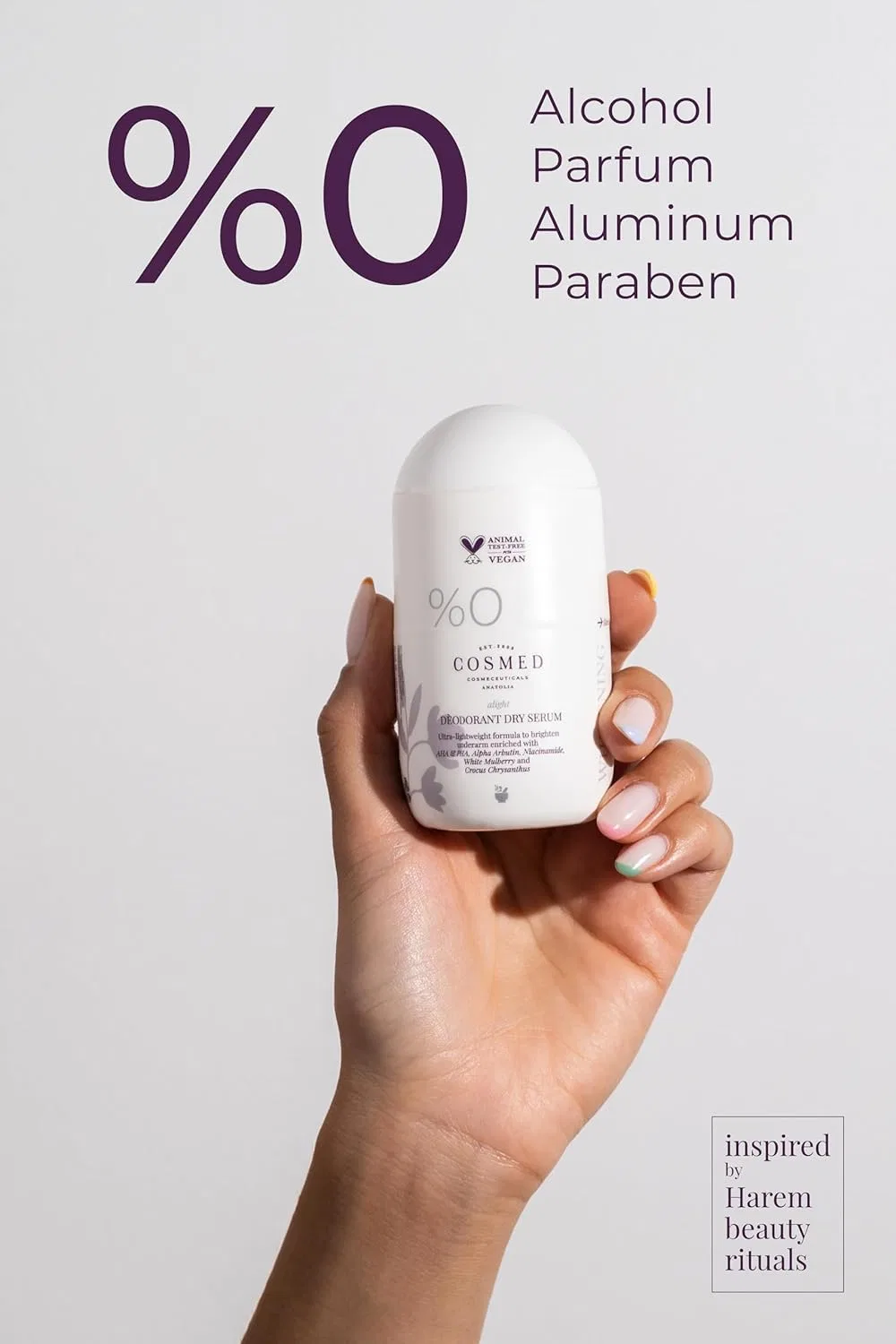 Осветляющий роликовый дезодорант «Dry Serum» от Cosmed, 50 мл Cosmed Cosmeceuticals — фото 2
