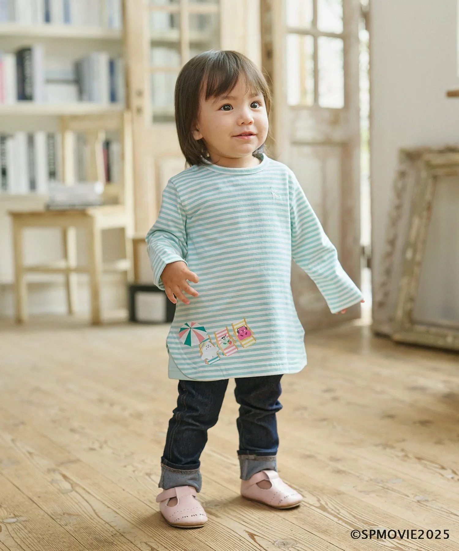 Футболка Chinapushu с тропической каймой Suite Kids, цвет Mint Green[162] — фото 4